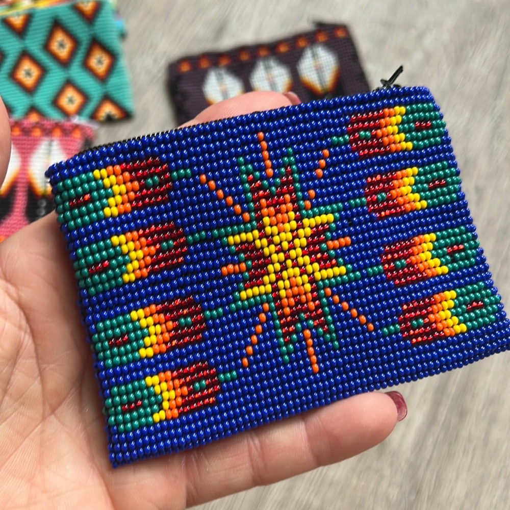 Aztec style coin purse
